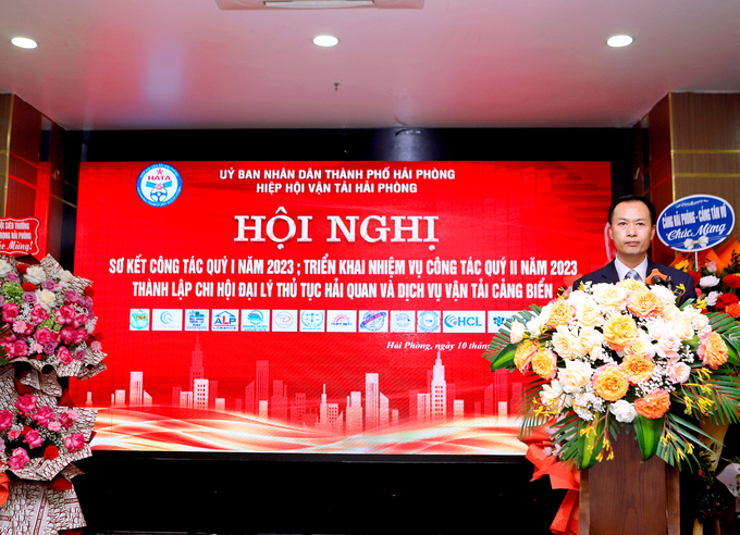 Ông Nguyễn Văn Đua - Giám đốc Công ty CP XNK HCL - Chi hội Đại lý thủ tục Hải quan và Dịch vụ Vận tải cảng biển